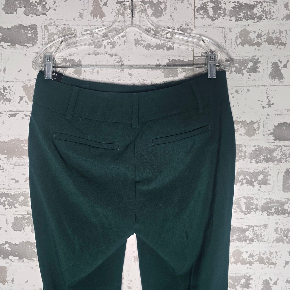 New York &‎ Company 7th Ave Barely Bootcut Dress Pants Green Modern Fit Sz 6 NWT - Picture 5 of 7